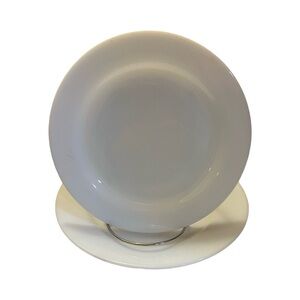 Vintage Corning Crown White Milk Glass Plates - Set of (2)